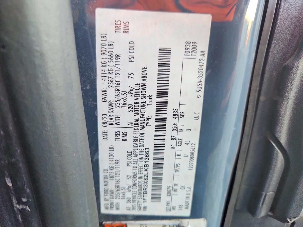 2020 Ford Transit T-250