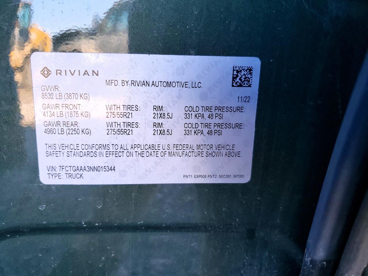 2022 Rivian R1T Adventure