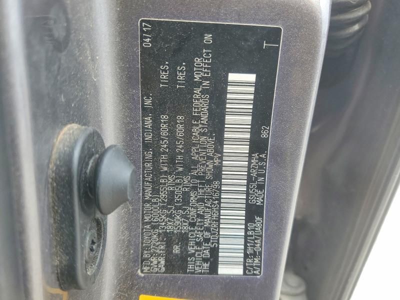 2017 Toyota Highlander se