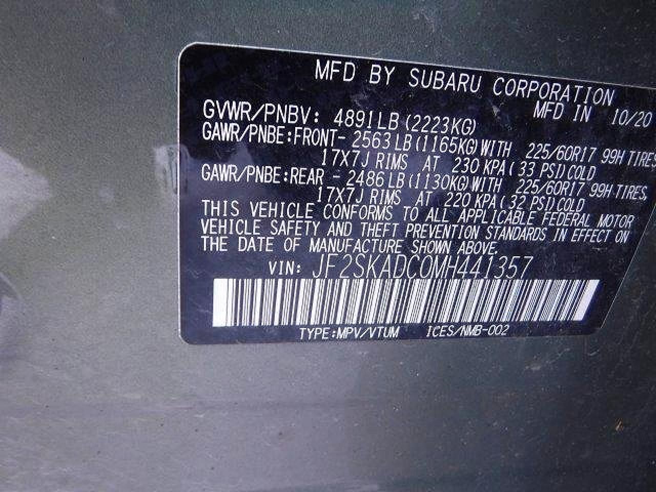 2021 Subaru Forester