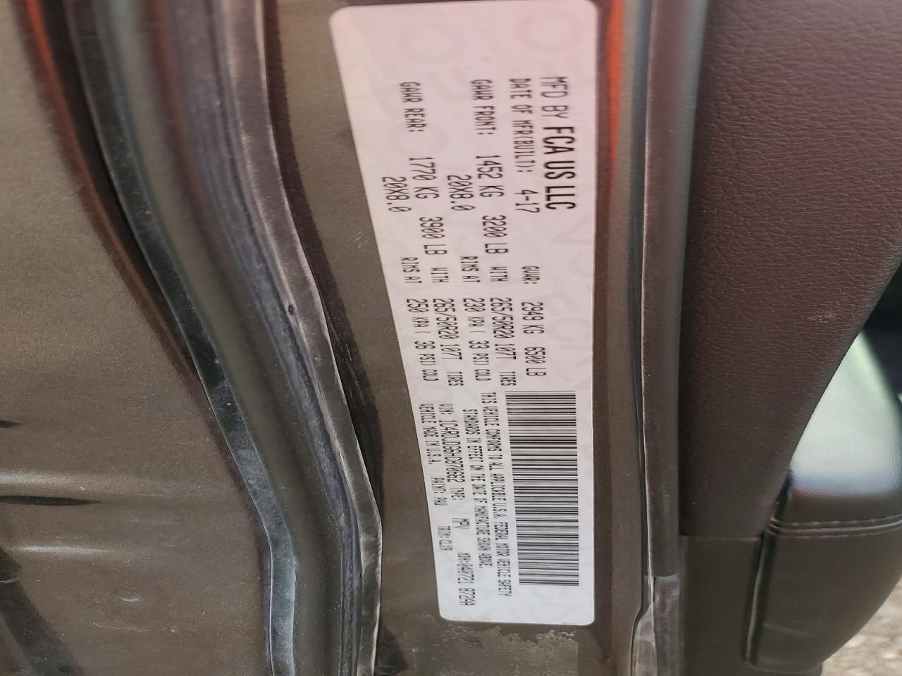 2017 Dodge Durango gt