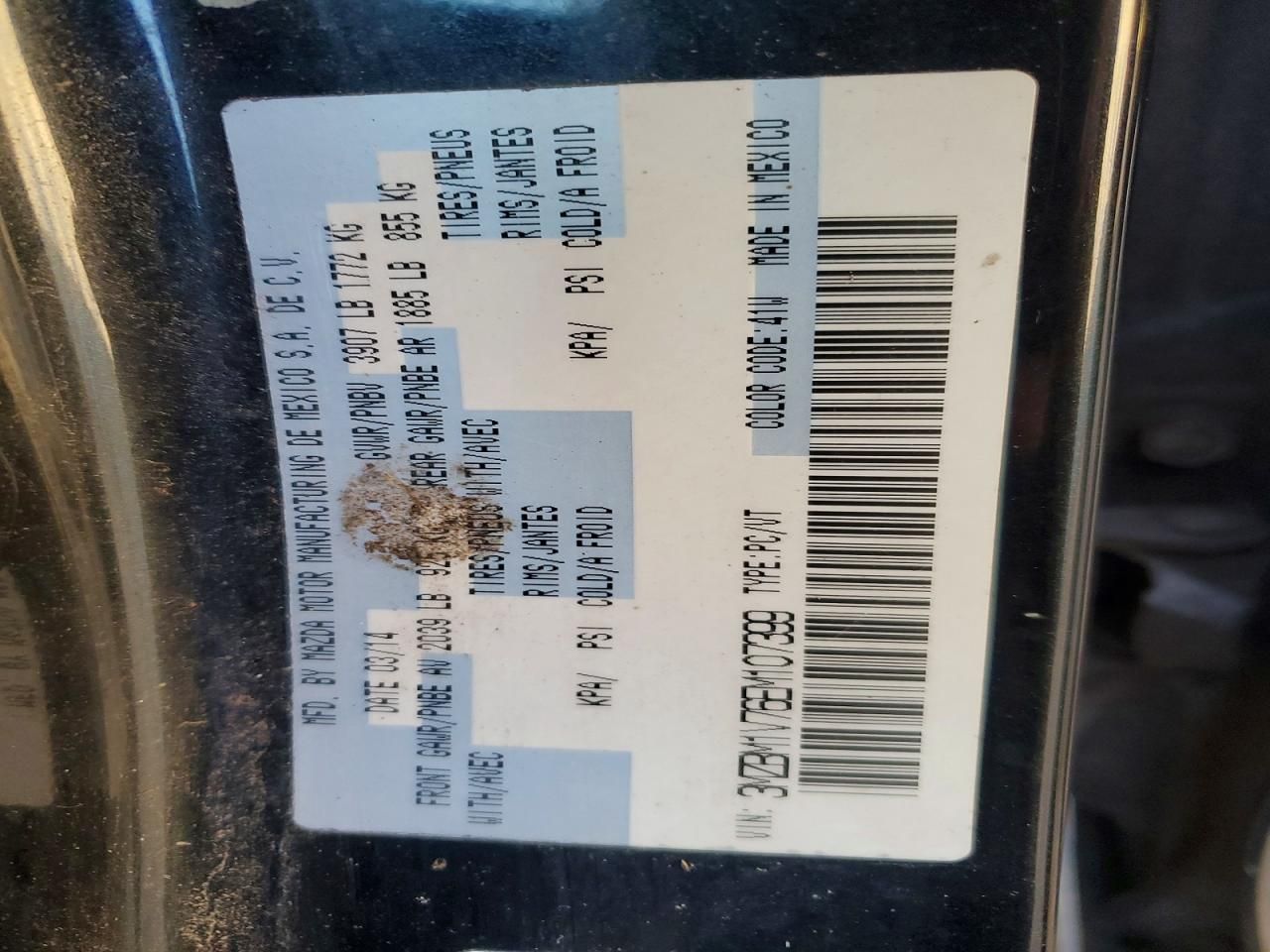 2014 Mazda 3 Touring