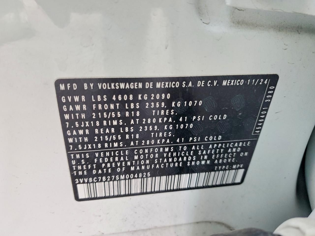 2025 Volkswagen Taos s