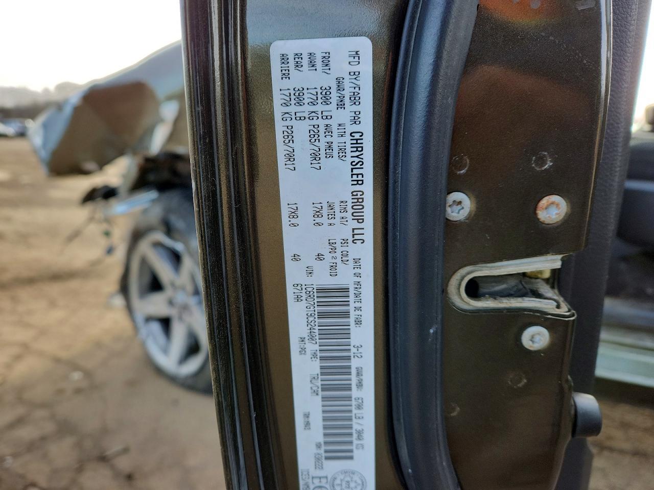2012 Dodge RAM 1500 SLT