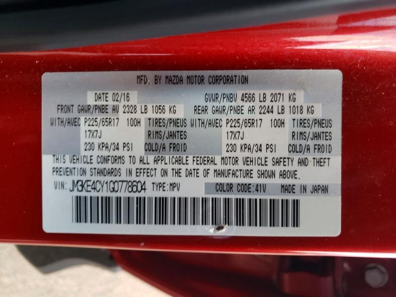 2016 Mazda Cx-5 Touring