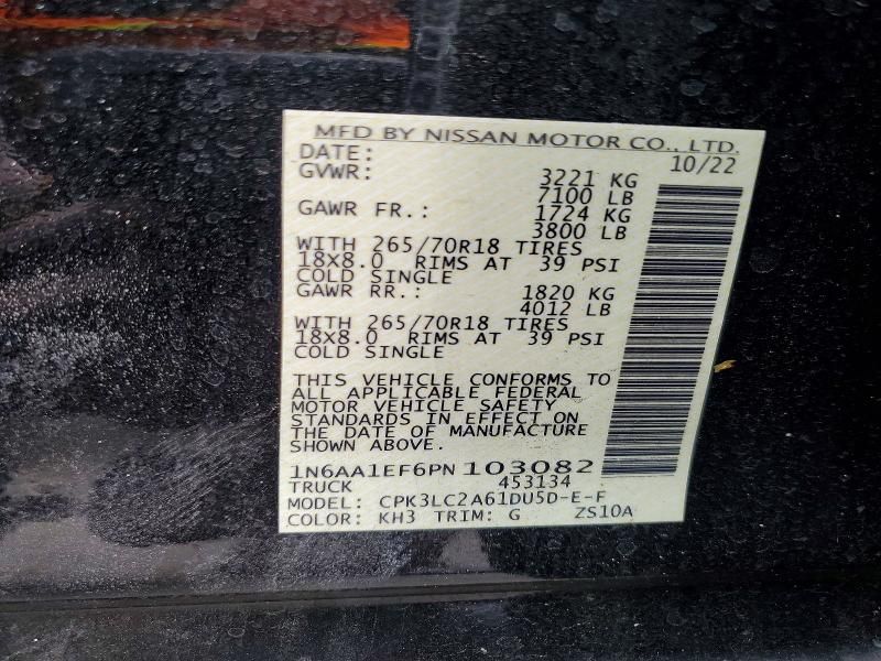 2023 Nissan Titan sv