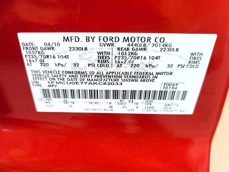 2010 Ford Escape Limited