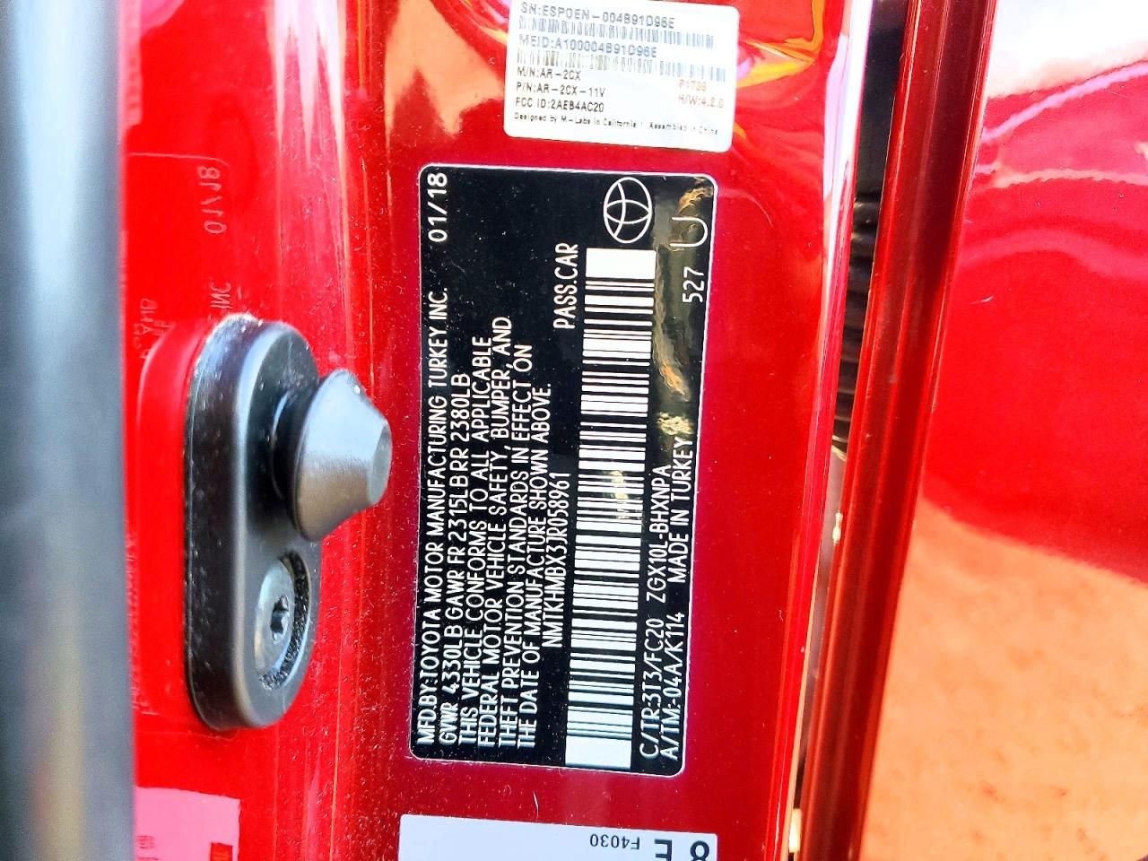 2018 Toyota C-hr xle