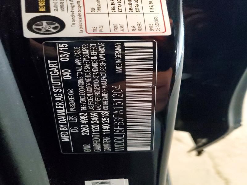 2015 Mercedes-Benz Cls 400