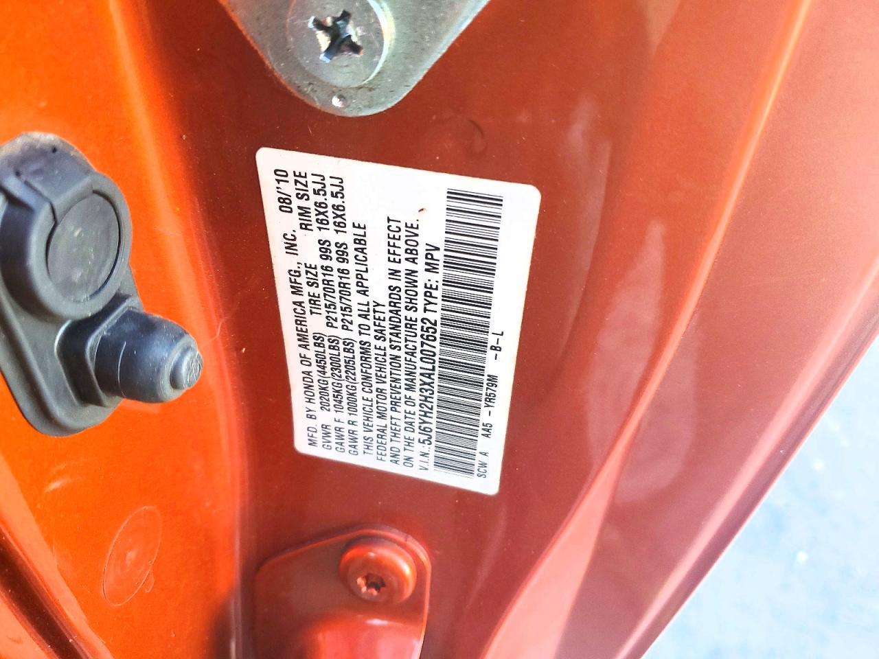 2010 Honda Element lx