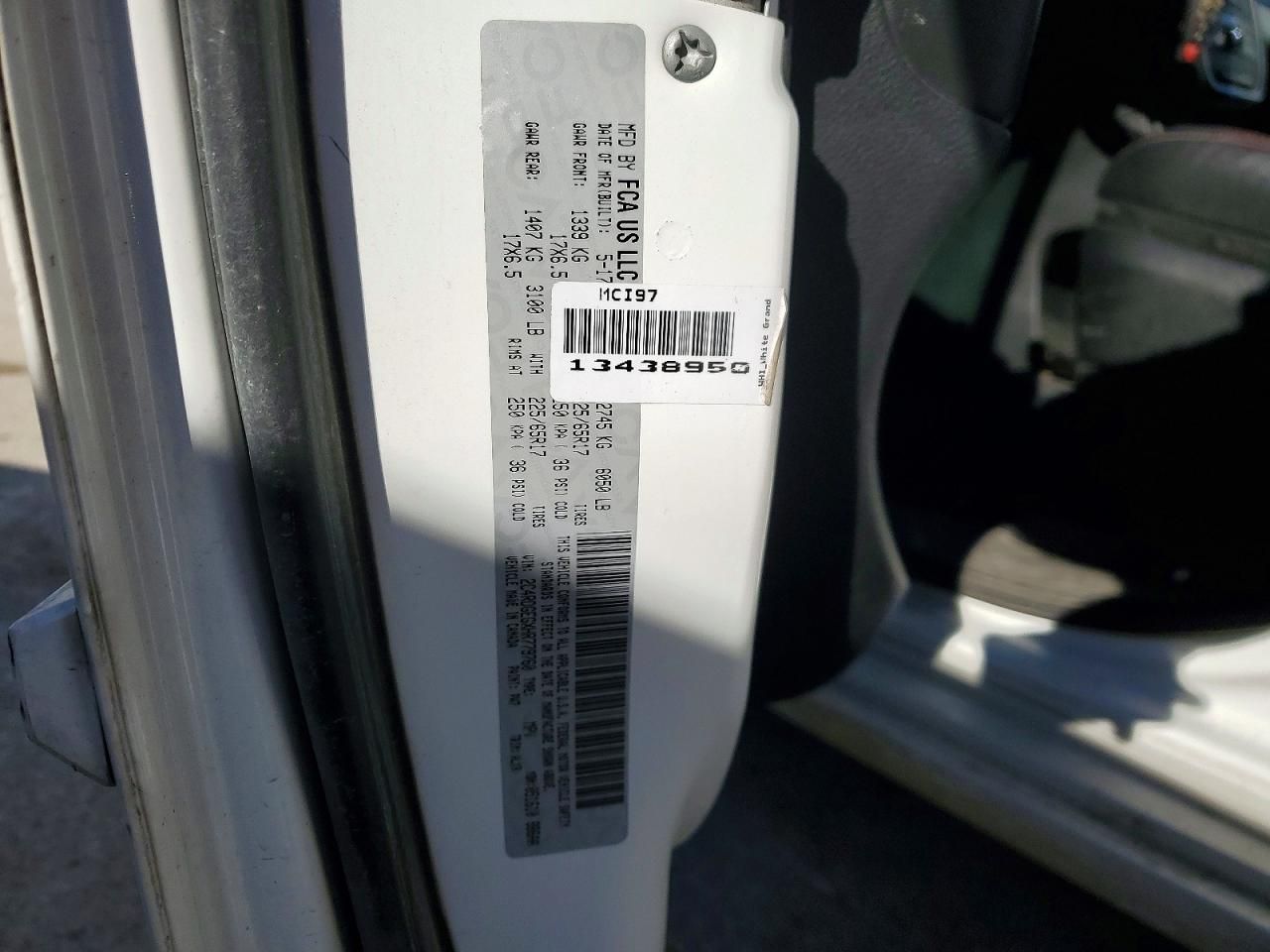 2017 Dodge Grand Caravan gt