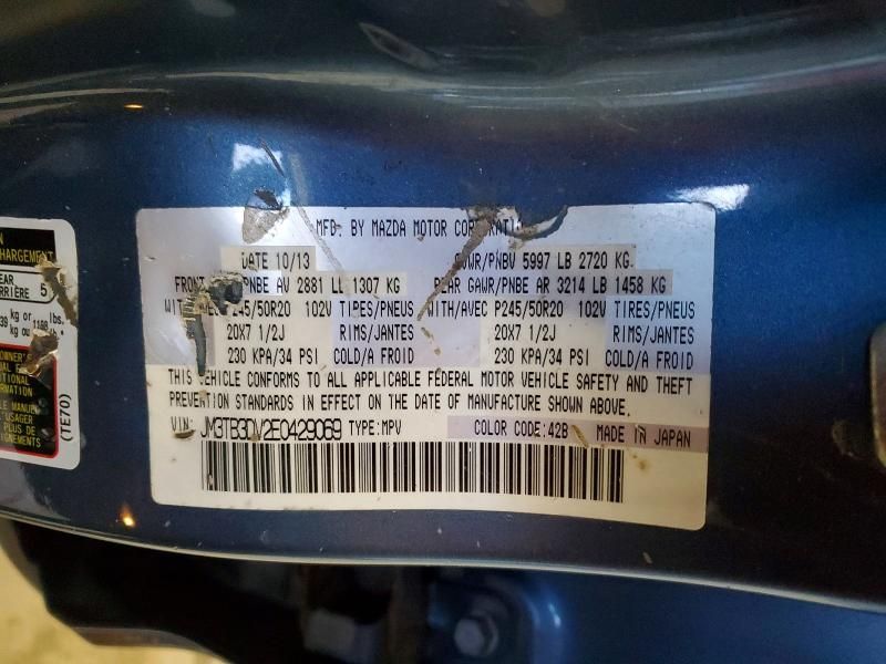 2014 Mazda Cx-9 Grand Touring