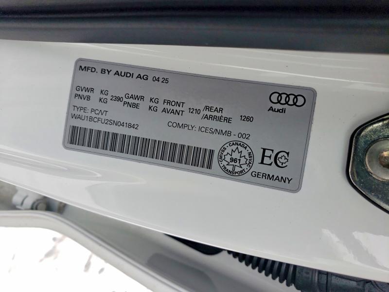 2025 Audi A5 Premium