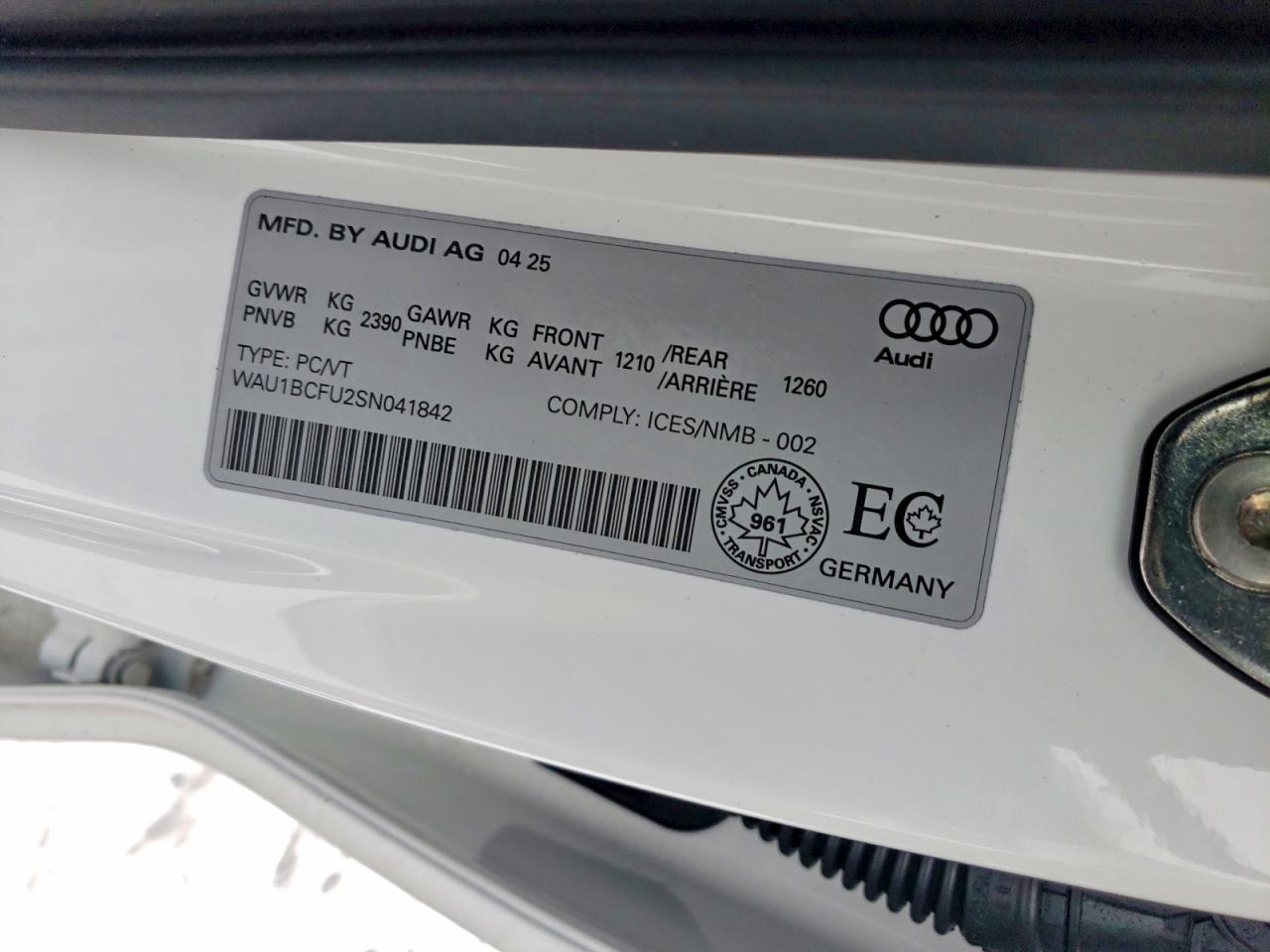 2025 Audi A5 Premium