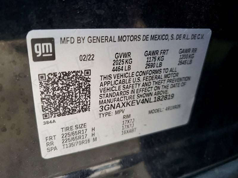 2022 Chevrolet Equinox lt