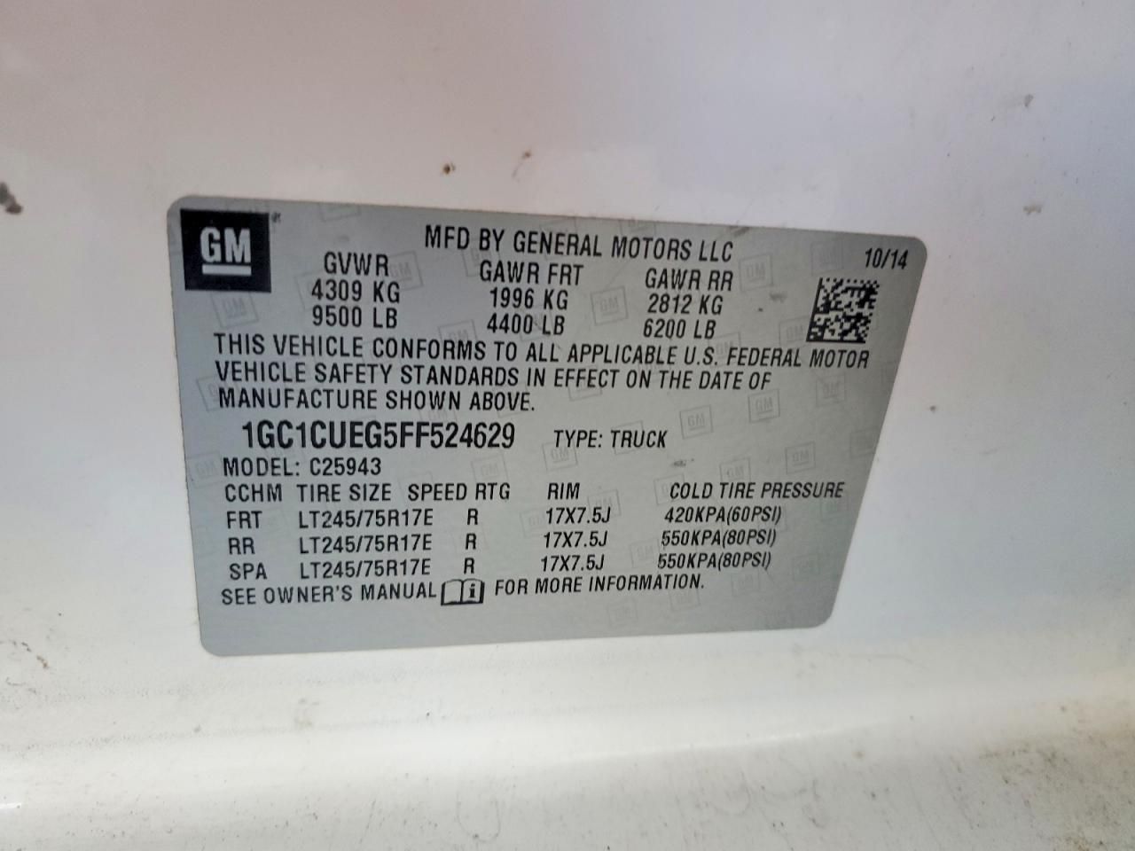 2015 Chevrolet Silverado C2500 Heavy Duty