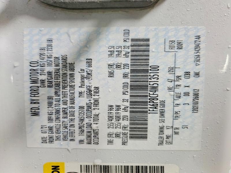 2021 Ford Mustang gt