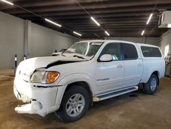 Salvage cars for sale from Copart Cedar Rapids, IA: 2004 Toyota Tundra Double cab Limited