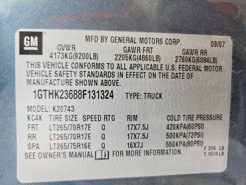2008 GMC Sierra K25