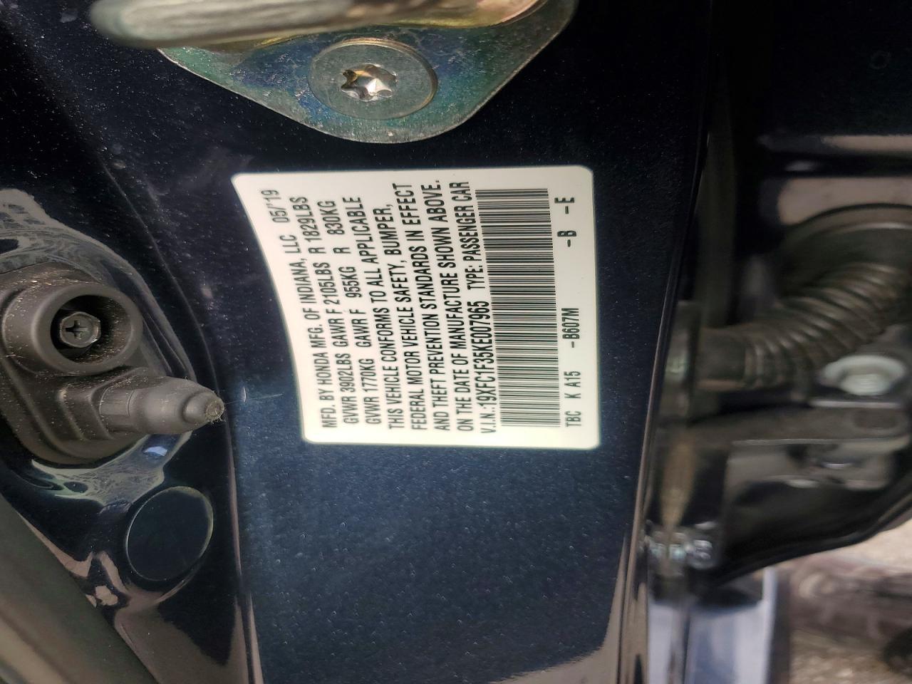 2019 Honda Civic ex