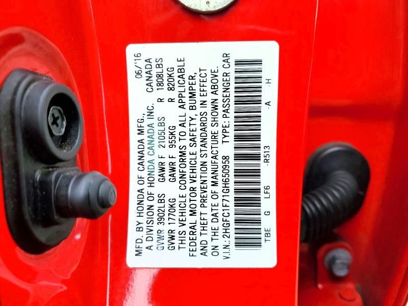 2016 Honda Civic exl