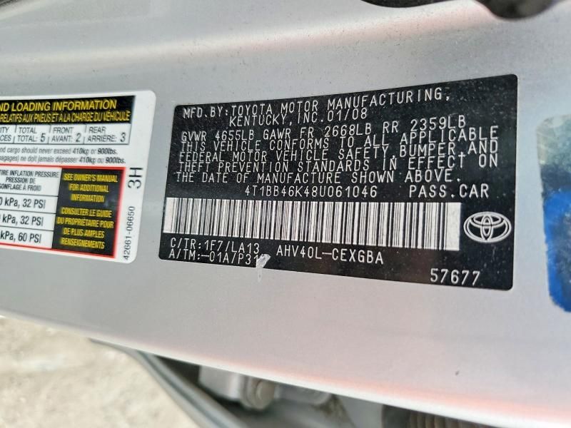 2008 Toyota Camry Hybrid