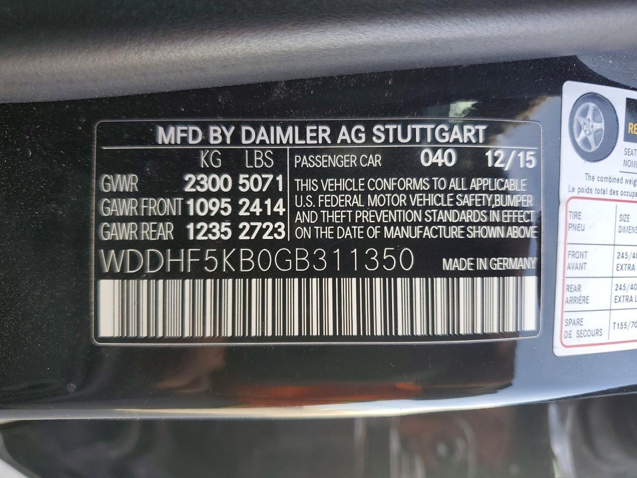 2016 Mercedes-Benz E 350