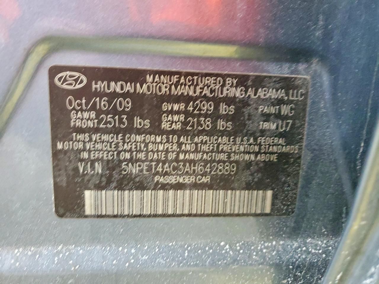 2010 Hyundai Sonata gls