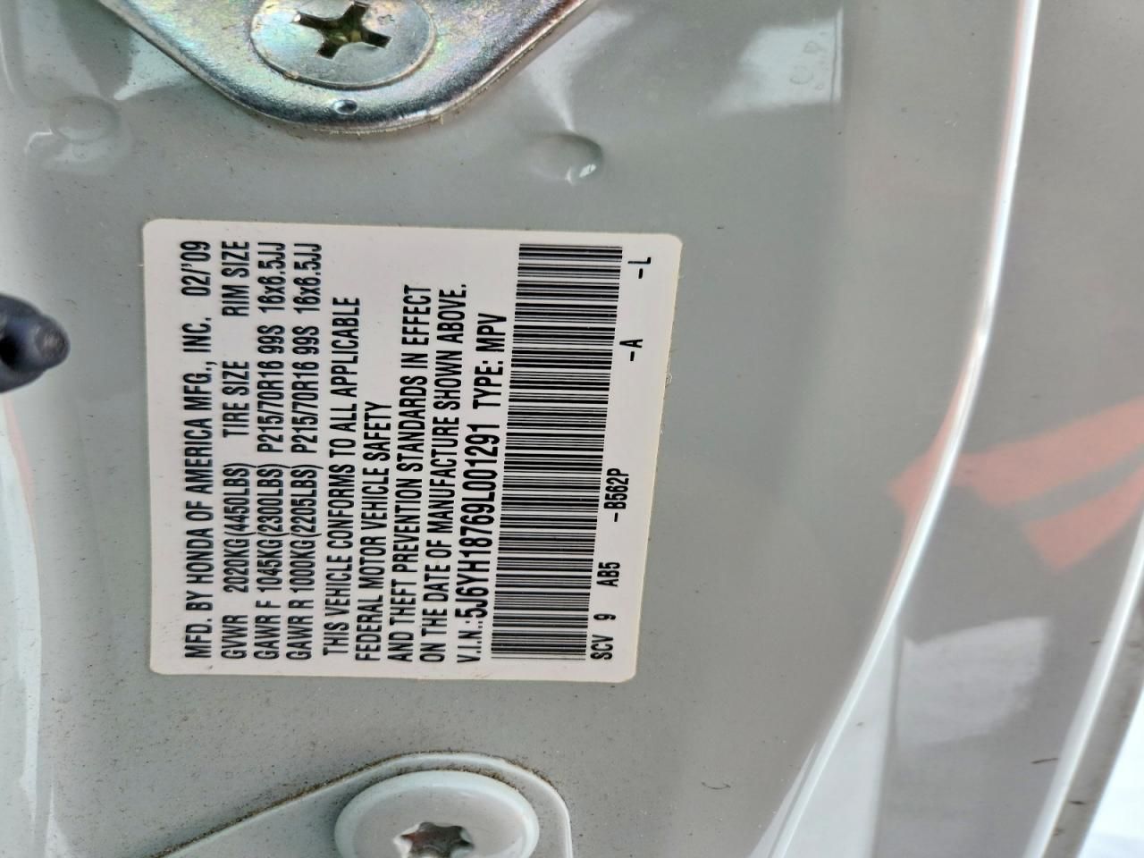 2009 Honda Element ex