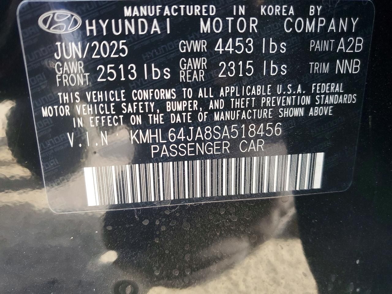 2025 Hyundai Sonata sel