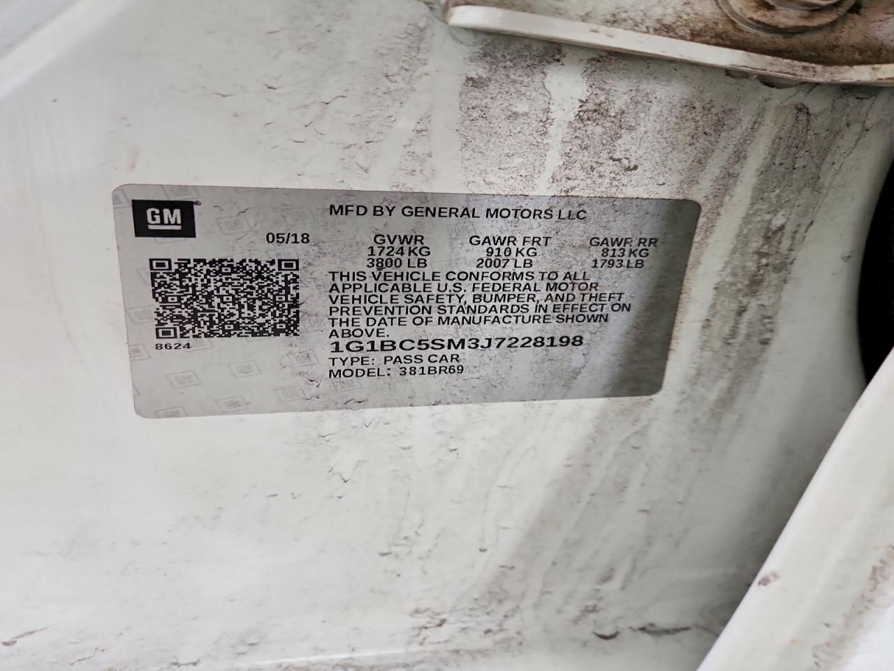 2018 Chevrolet Cruze ls