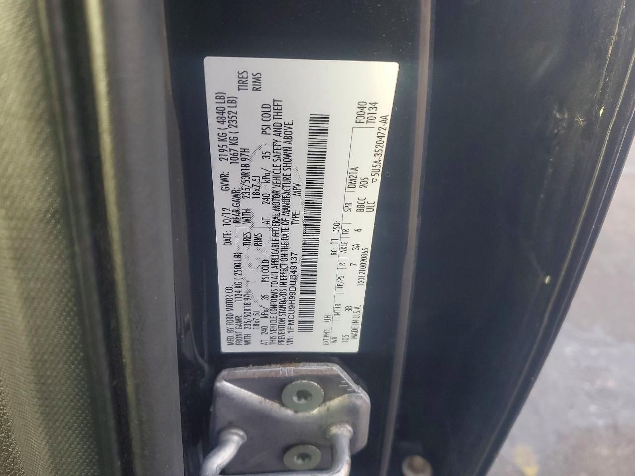 2013 Ford Escape sel