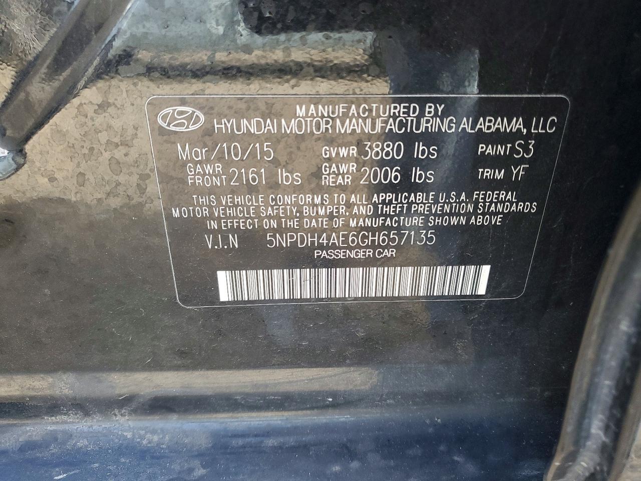 2016 Hyundai Elantra se