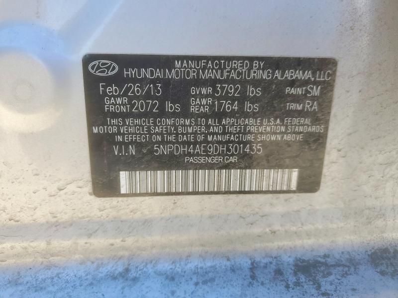 2013 Hyundai Elantra gls