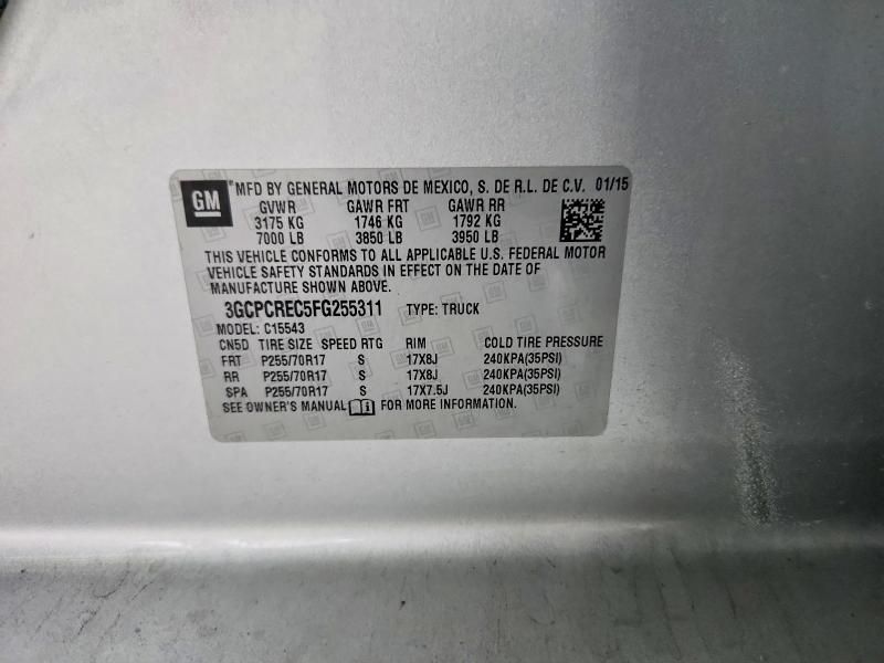 2015 Chevrolet Silverado C1500 lt