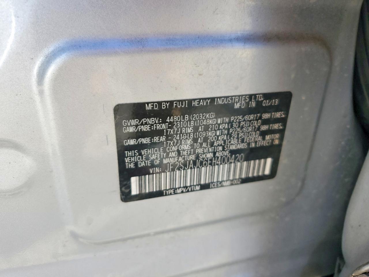 2014 Subaru Forester 2.5i Limited