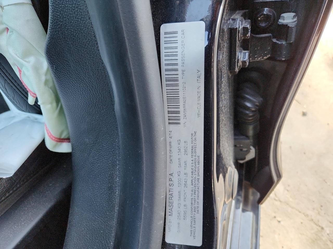 2014 Maserati Quattroporte s