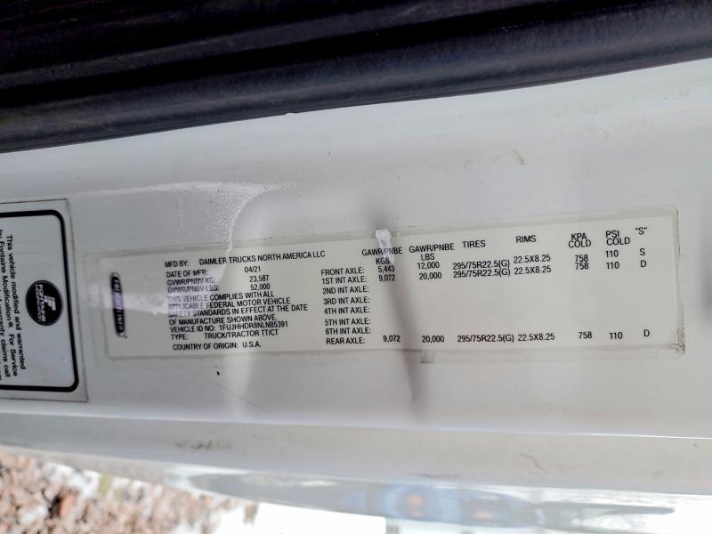 2022 Freigliner 2022 Freightliner Cascadia 126 Semi Truck