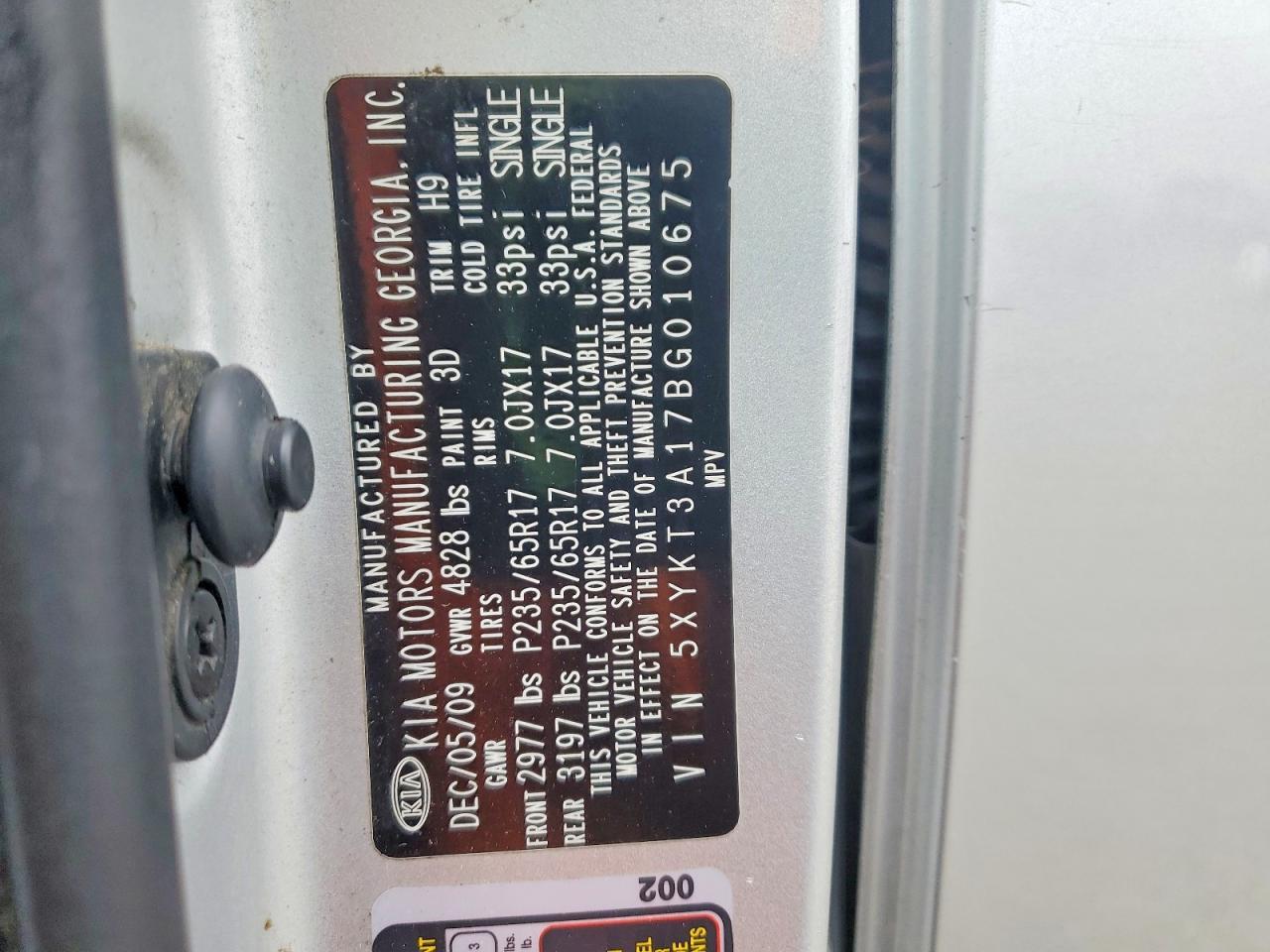 2011 KIA Sorento Base