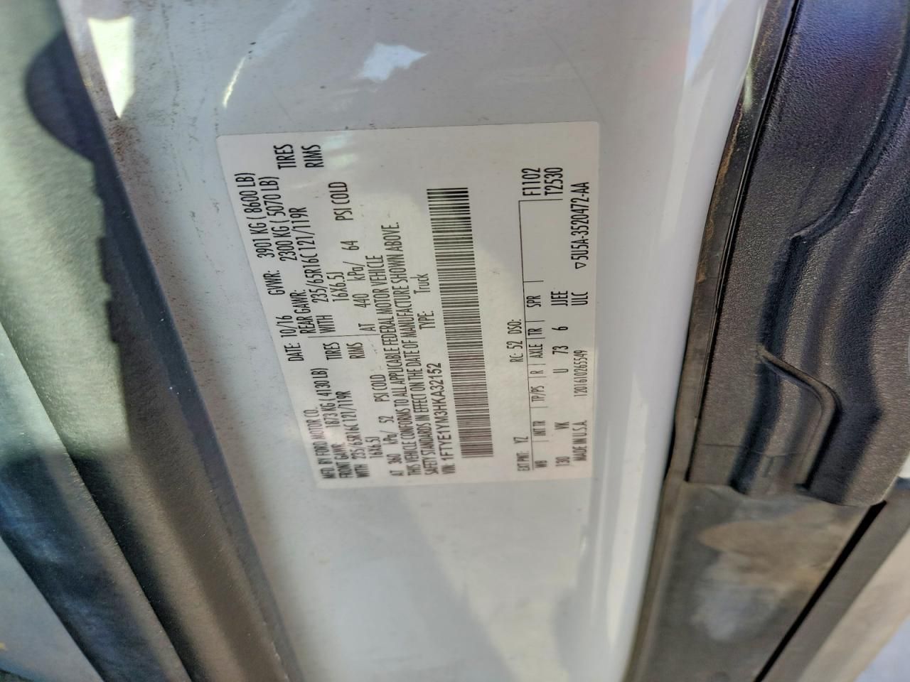 2017 Ford Transit T-150