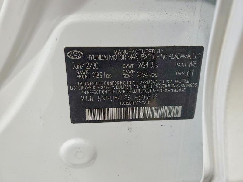 2020 Hyundai Elantra sel