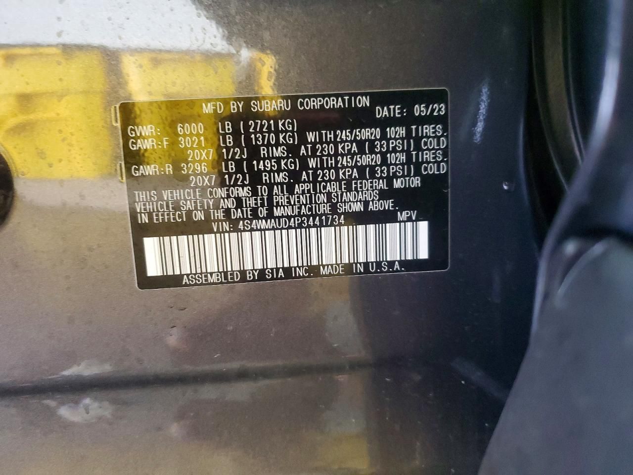 2023 Subaru Ascent Limited