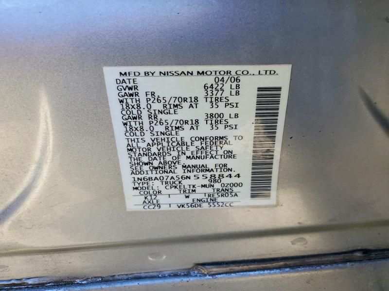 2006 Nissan Titan xe