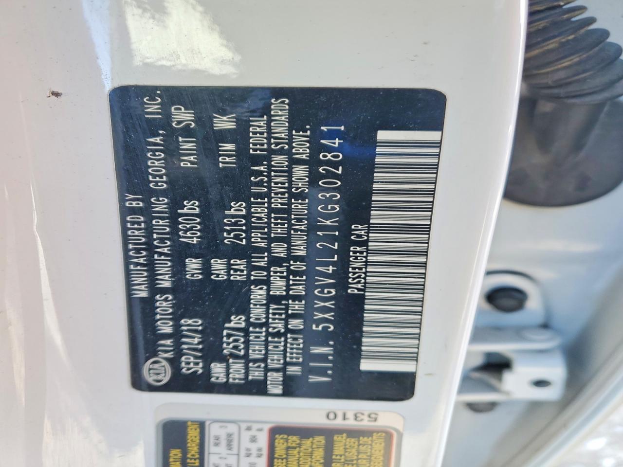 2019 KIA Optima sxl