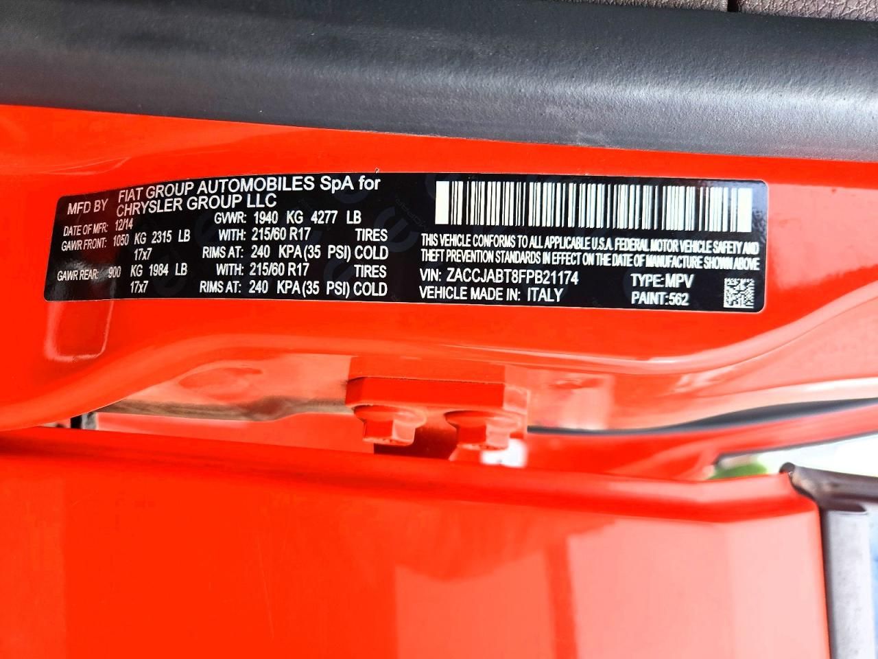 2015 Jeep Renegade Latitude