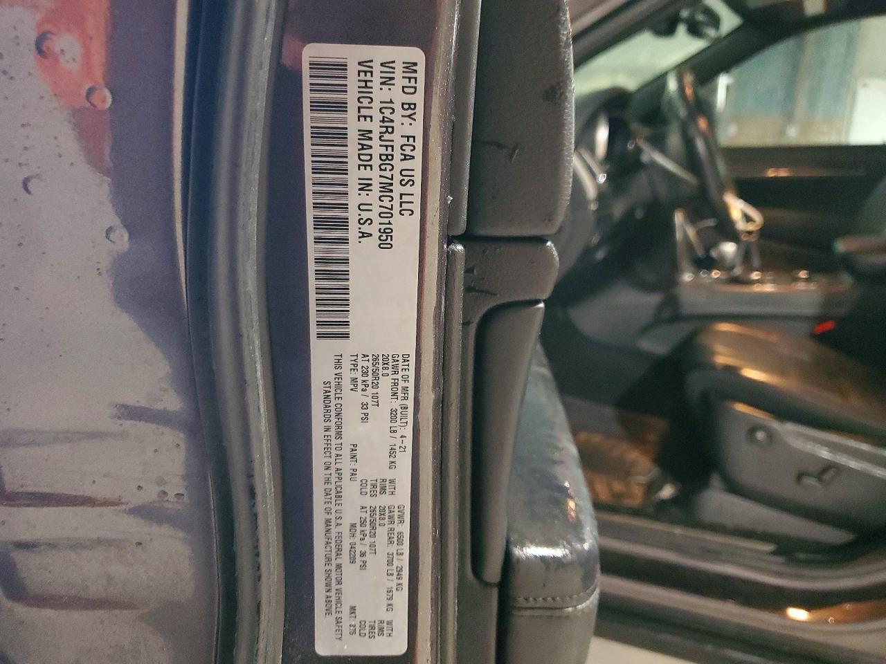 2021 Jeep Grand Cherokee Limited