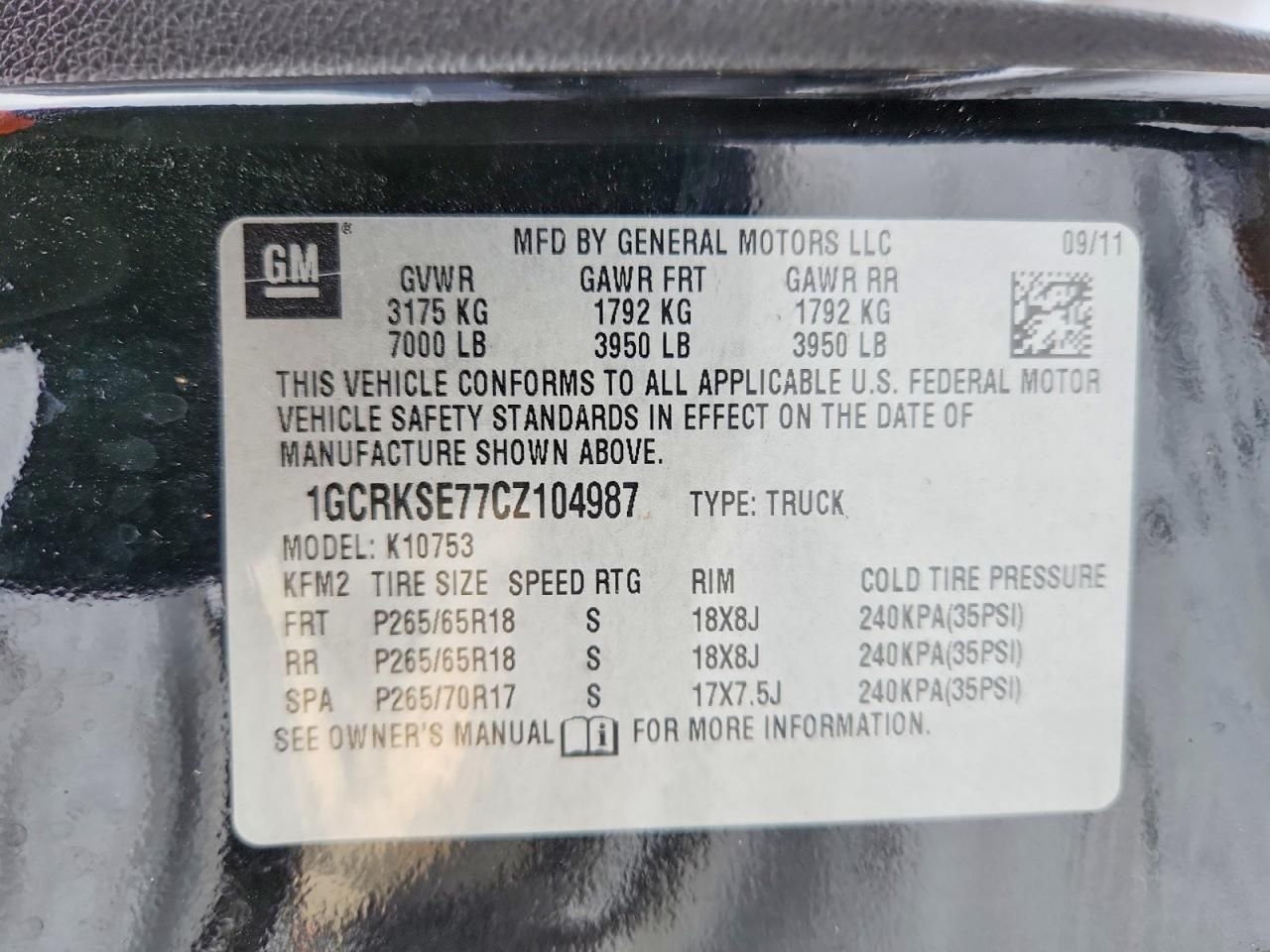 2012 Chevrolet Silverado K1500 lt