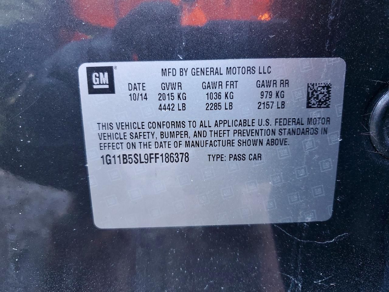 2015 Chevrolet Malibu ls