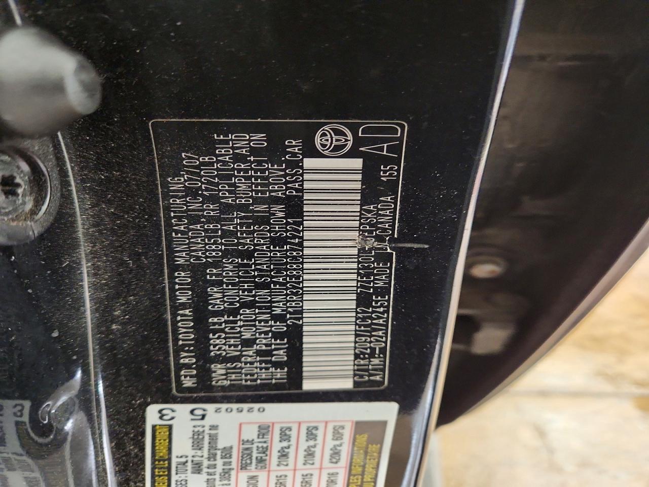 2008 Toyota Corolla ce