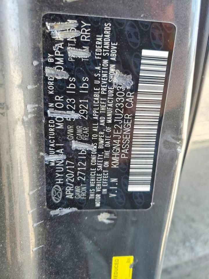 2018 Genesis G80 Base